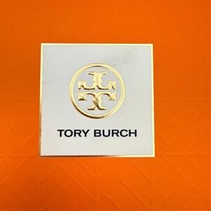 Tory Burch Orange Gift Box Storage Keepsake Packaging Empty 9 3/8 x 8 x 3 3/8